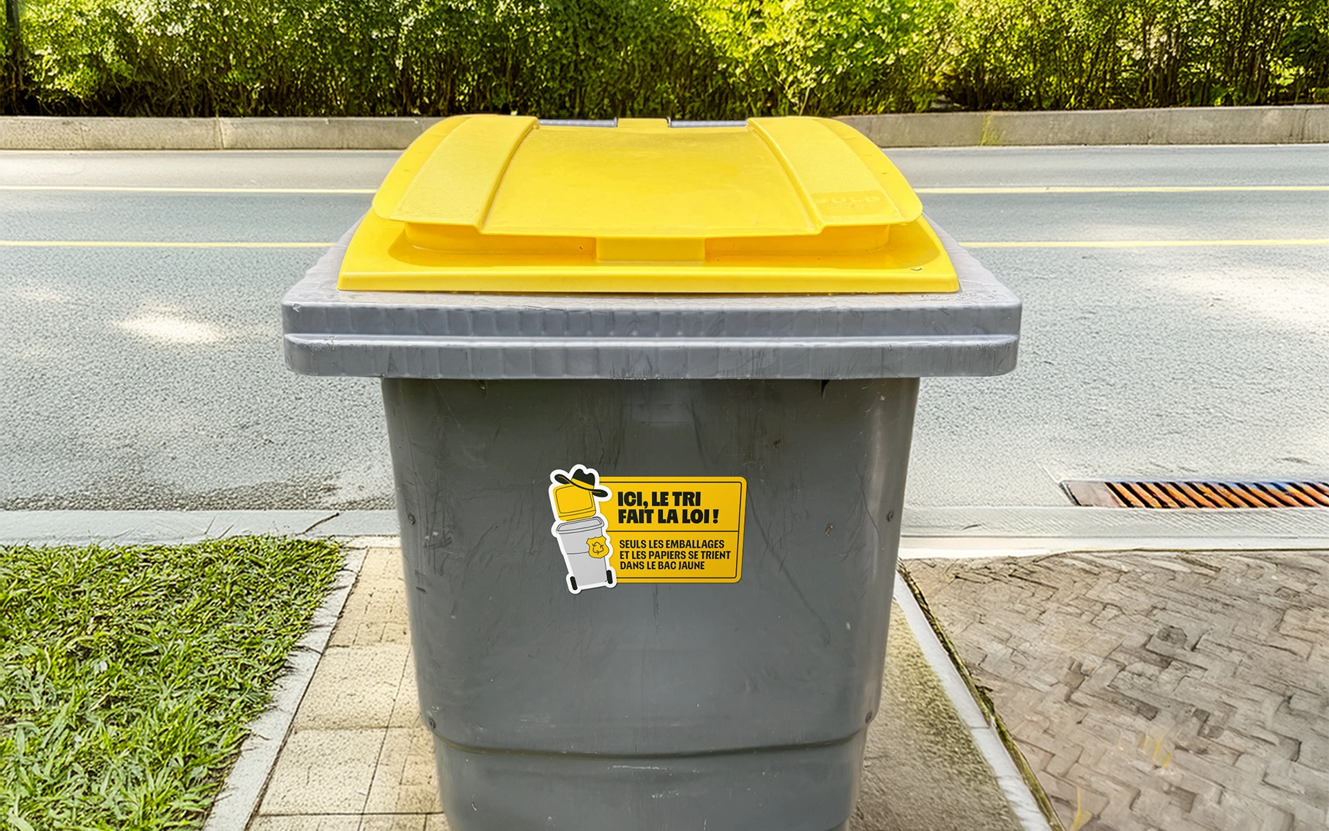 Pizzorno x Citéo – Campagne Intrus du bac jaune
