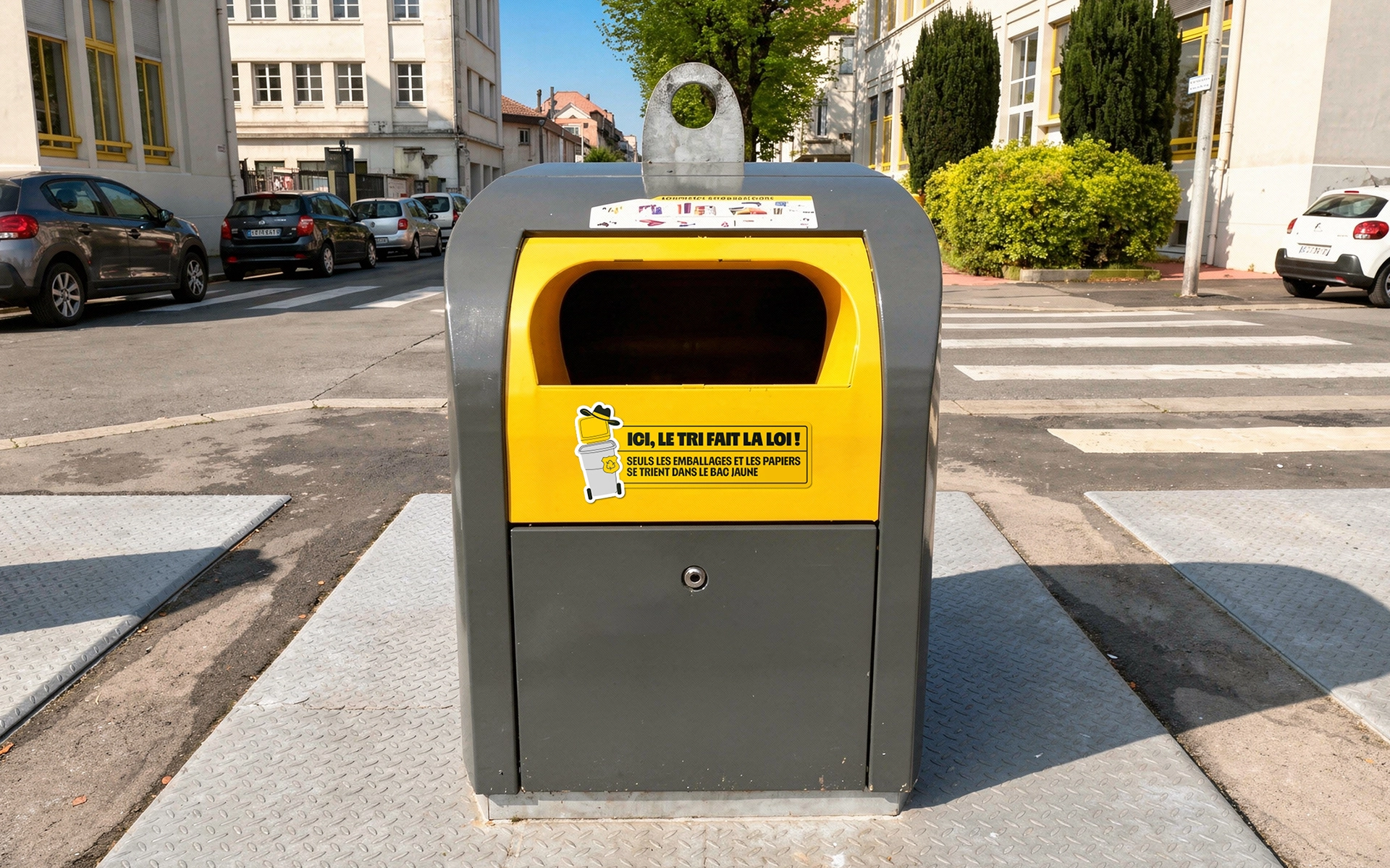 Pizzorno x Citéo – Campagne Intrus du bac jaune